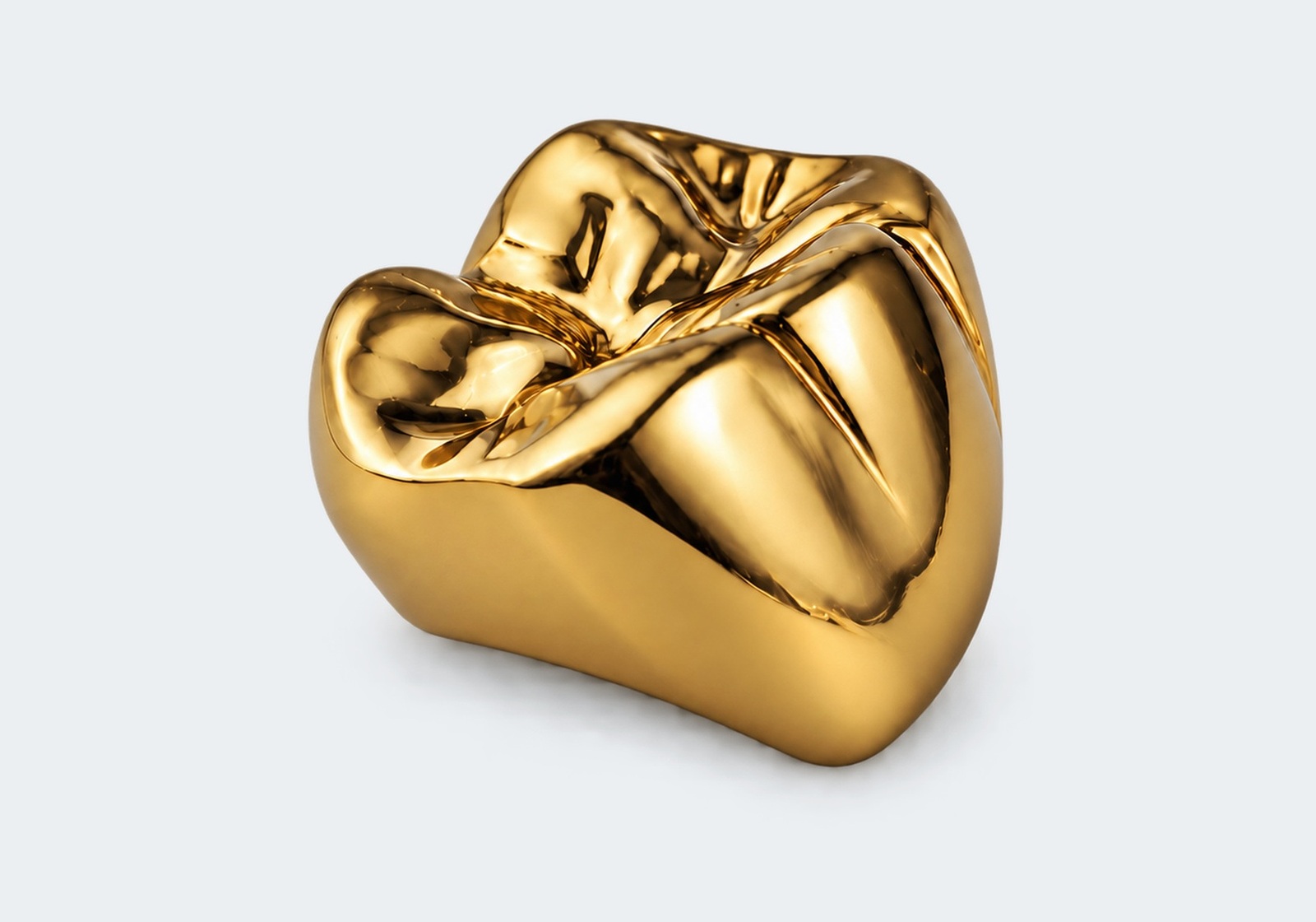 Full cast gold crown